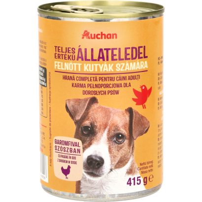 Auchan Kedvenc Kutyakonzerv baromfi 415 g