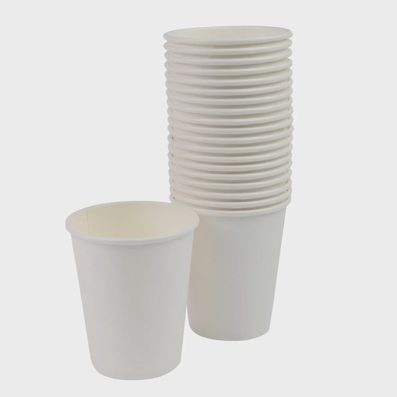 Balti popieriniai puodeliai RIMI,240ml,40vnt.