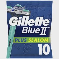 Gillette Blue II Plus Slalom Ξυραφάκια μιας Χρήσης 10τεμ