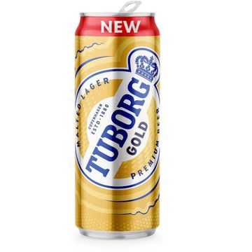 Alus TUBORG GOLD, 5,5 %, 0,5 l