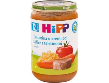 Hipp kašica tjestenina u kremi od rajčice s teletinom 220 g