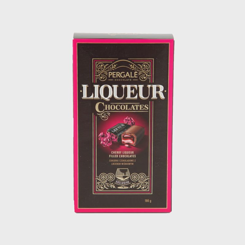 Saldainiai PERGALĖ CHERRY LIQUEUR, 190g