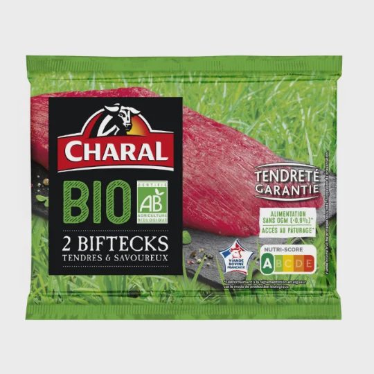 Biftecks Tendres & Savoureux Bio CHARAL