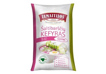 ŽEMAITIJOS ŠALTIBARŠČIŲ kefyras, 5 %, 0,9 kg