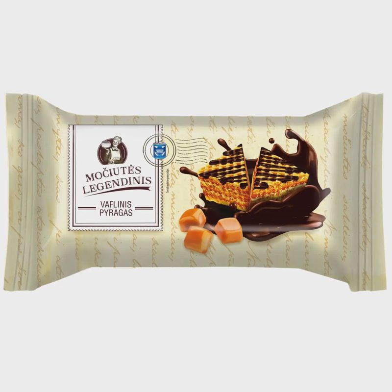 Vaflinis pyragas MOČIUTĖS LEGENDINIS, 200 g
