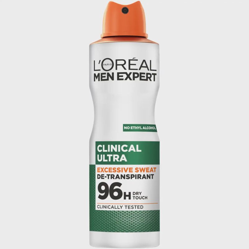 Puršk. antipersp. MEN EXP.CL.ULTRA96H, 150 ml