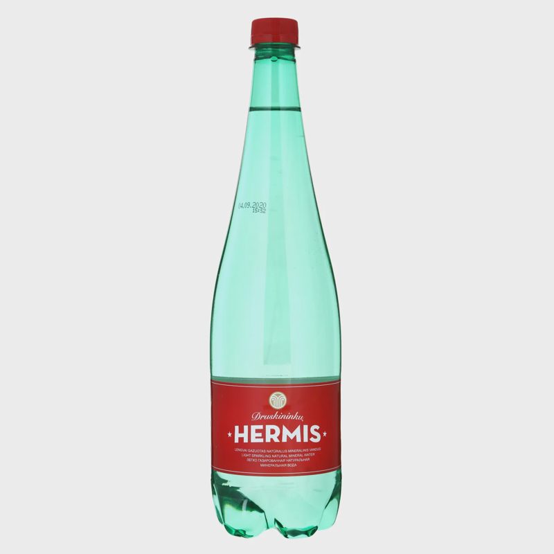 Lengvai gazuotas mineral. vanduo HERMIS, 1l