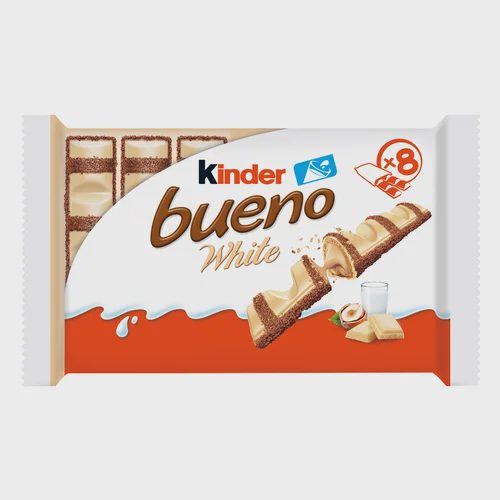 KINDER Bueno White Barrita 2x8 uds. 312 g.