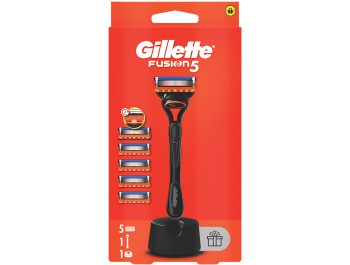 Gillette Fusion brijač + 5 zamjenskih britvica