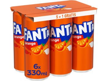 Fanta Orange 5+1 gratis 0,33 L