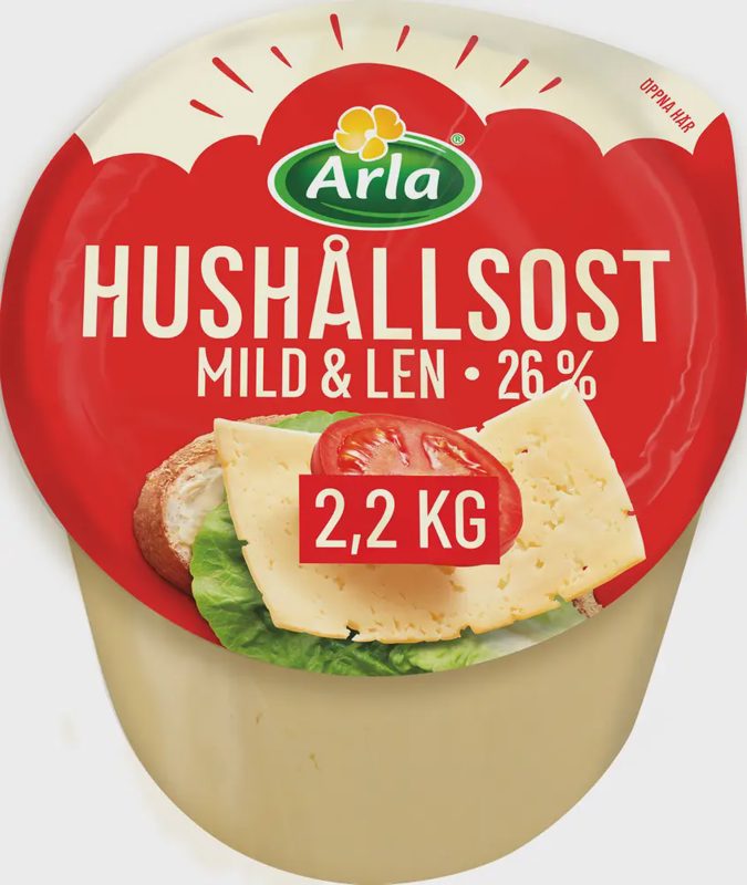 Hushållsost 26%