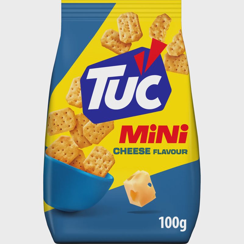 Sūrio skonio krekeriai TUC MINI, 100 g