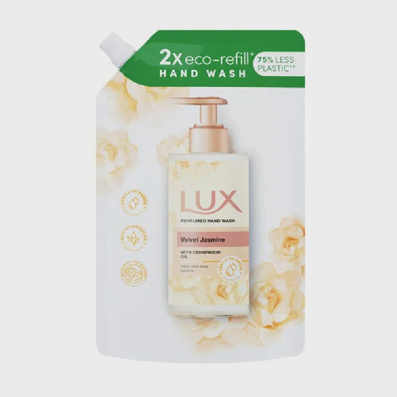 Lux Velvet Jasmine Perfumed Hand Wash with Cedarwood Oil Refill 750 ml