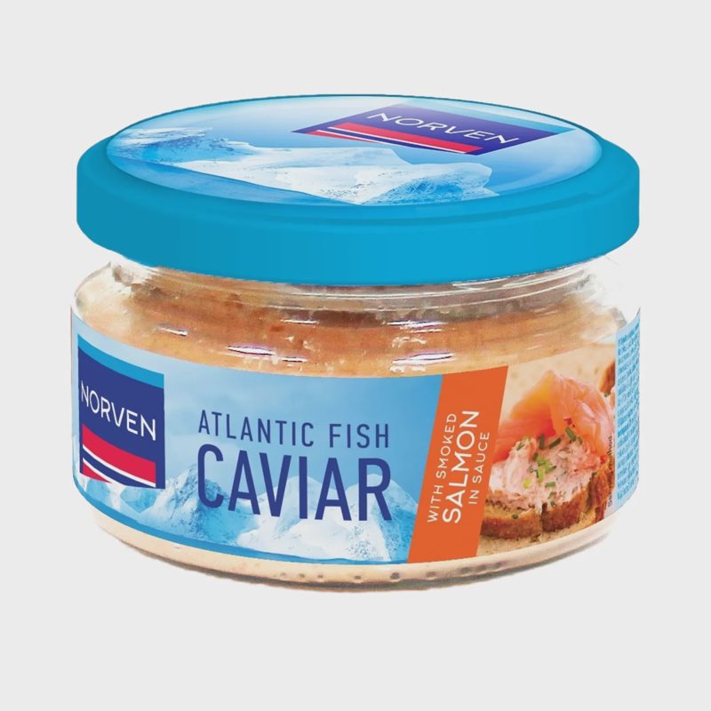 Ikrų užtepėlė su rūk. laš. pad. NORVEN, 160 g