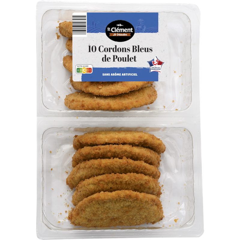 10 cordons bleus de poulet