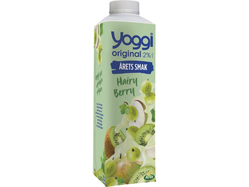 Yoghurt kiwi, krusbär & äpple
