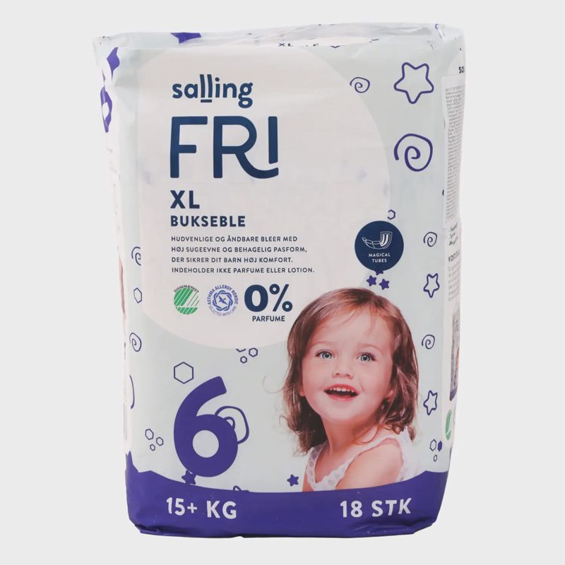 Sausk. SALLING FRI XL, 6 d. 15+ kg, 18 vnt.