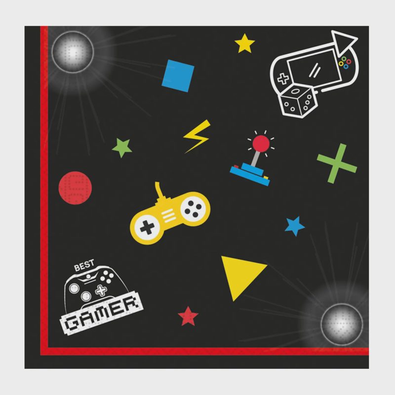 Servet. GAMING FSC, 33x33 cm, 2 sl., 20 vnt.