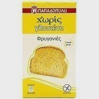 Παπαδοπούλου Φρυγανιές Χωρίς Γλουτένη 165gr
