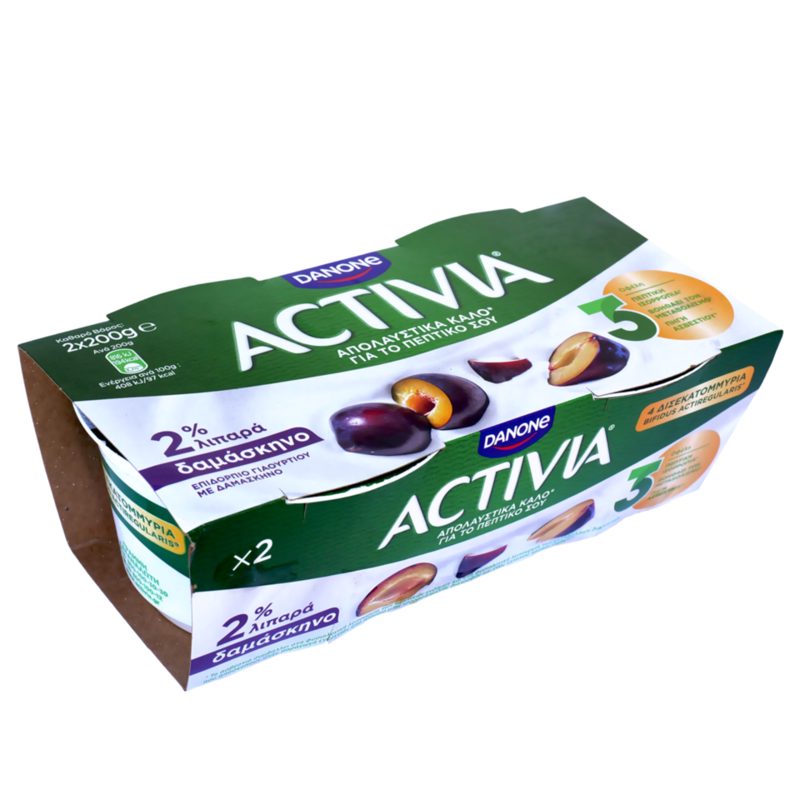 Activia Λεμόνι 2x200gr