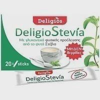 Deligios Γλυκαντικό Στέβια 20 Sticks 28gr