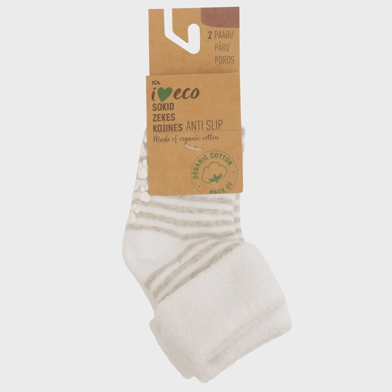 Kūdikių kojinės I LOVE ECO, 0 - 6 mėn. 2 p.