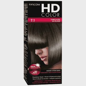 HD Color Σετ Βαφής Μαλλιών Ν7.1 Ξανθο Σαντρέ
