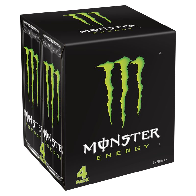 Monster Energy Drinks 4x50cl