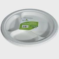 Ready2U Green Βιοδιασπόμενο Πιάτο 3 Θ 25cm 10 τεμ