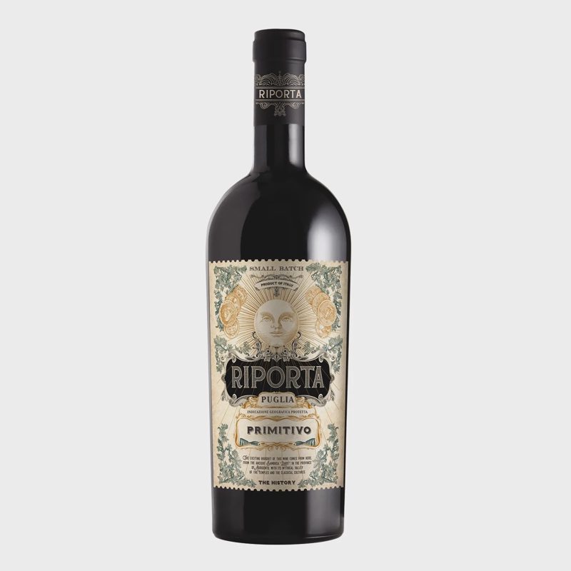 Raud.vynas RIPORTA PRIMITIVO PUGLIA,14%,0,75l