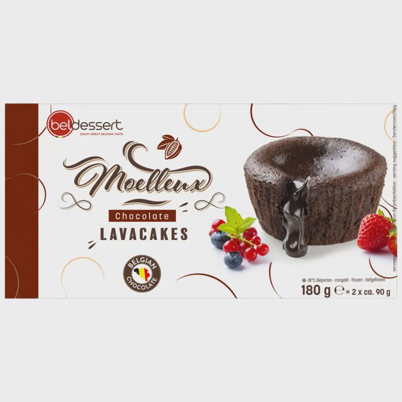 Šald. pyrag. šokol. įd. BELDESSERT, 2 x 90 g