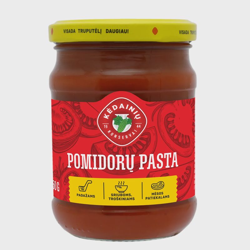 Pomidorų pasta KĖDAINIŲ KONSERVAI 250g