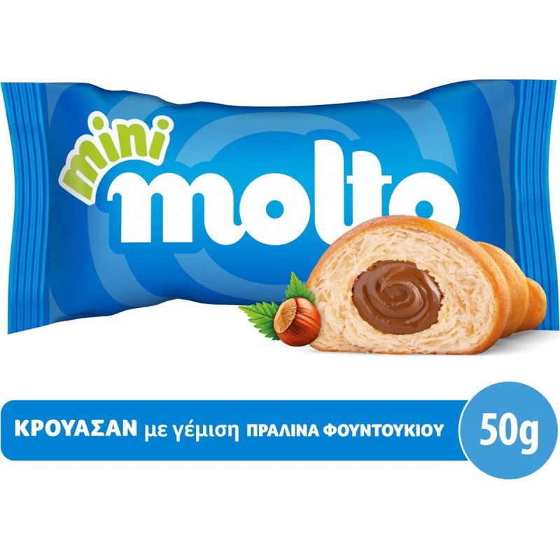 Molto Kρουασάν Πραλίνα Φουντουκιού 50gr