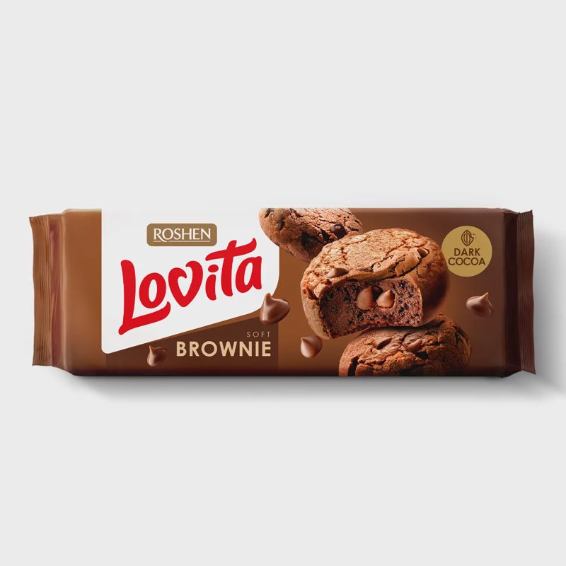Sausainiai su kakava LOVITA BROWNIE, 152 g
