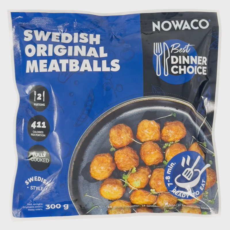 Švediški mėsos kukuliai NOWACO, 300 g