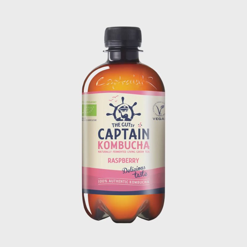 Ekolog. kombučia THE GUTSY RASPBERRY, 400 ml