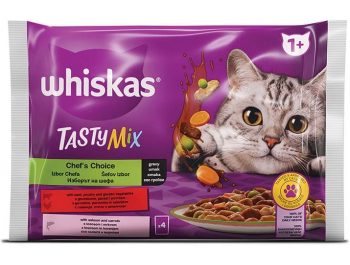Whiskas Tasty Mix Chef’s Choice hrana za mačke 4x85 g
