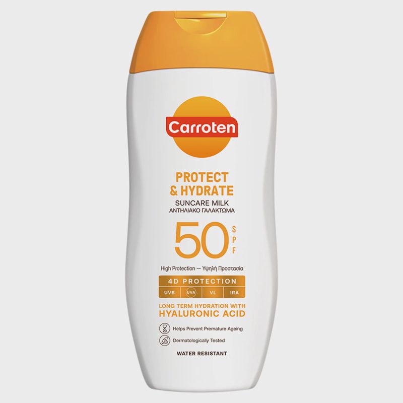 Carroten Sensitive Suncare Milk 4D Protection SPF50+, 200 ml