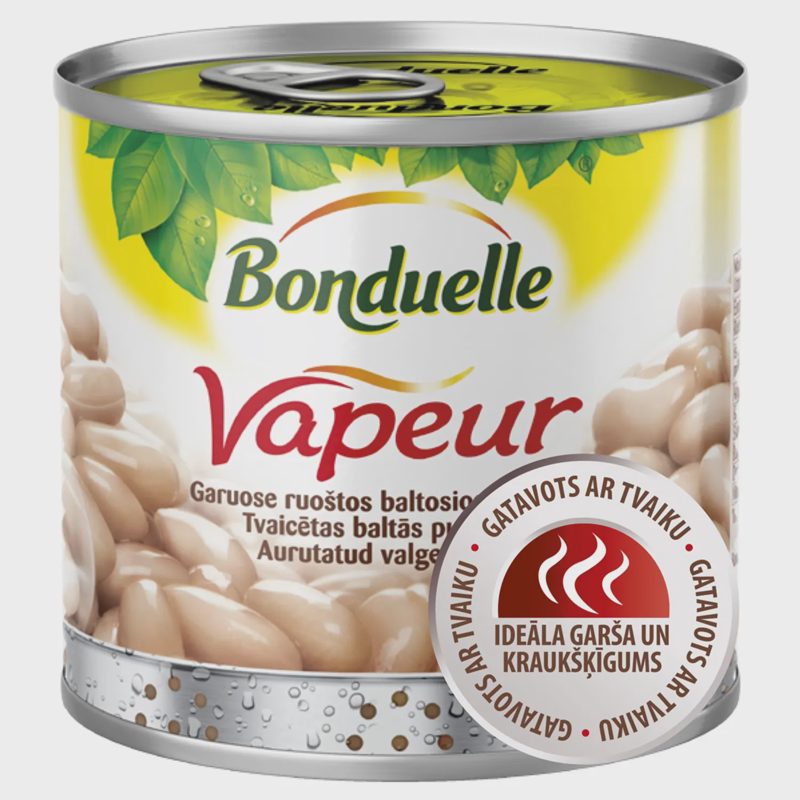 Balt. pupelės BONDUELLE VAPEUR, 310 g / 250 g