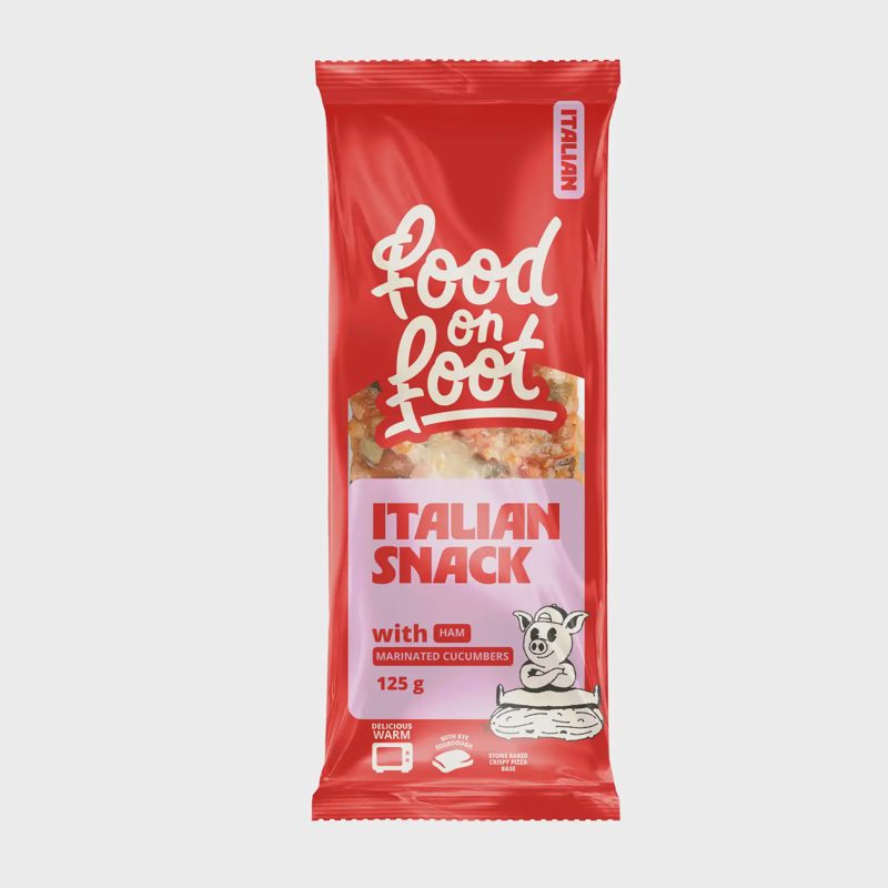 Ital. apkepėlė su kumpiu FOOD ON FOOT, 125 g