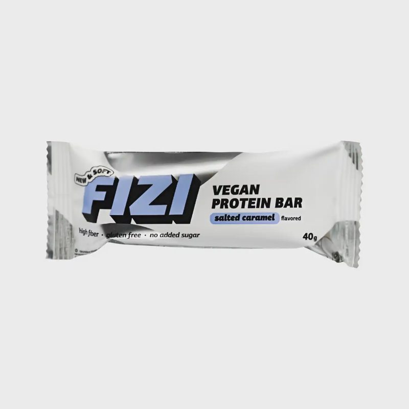 Balt. batonėlis SALTED CARAMEL FIZI, 40 g