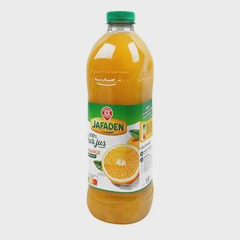 100% Pur jus d'orange Jafaden Sans pulpe - 1,5L