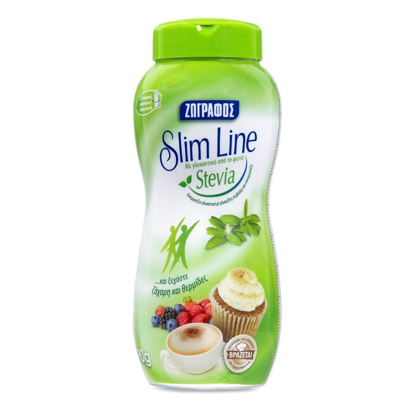 Ζωγράφος Slim Line Γλυκαντικό Με Stevia Σε Σκόνη 90gr