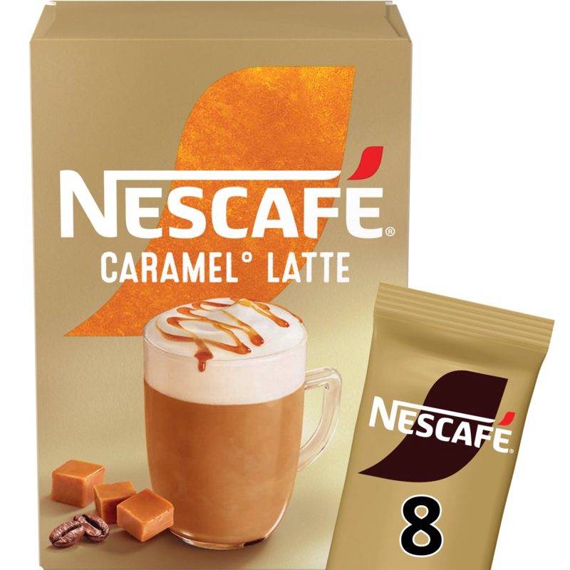 Nescafe Gold Latte Caramel 8 φακελάκια x 17gr
