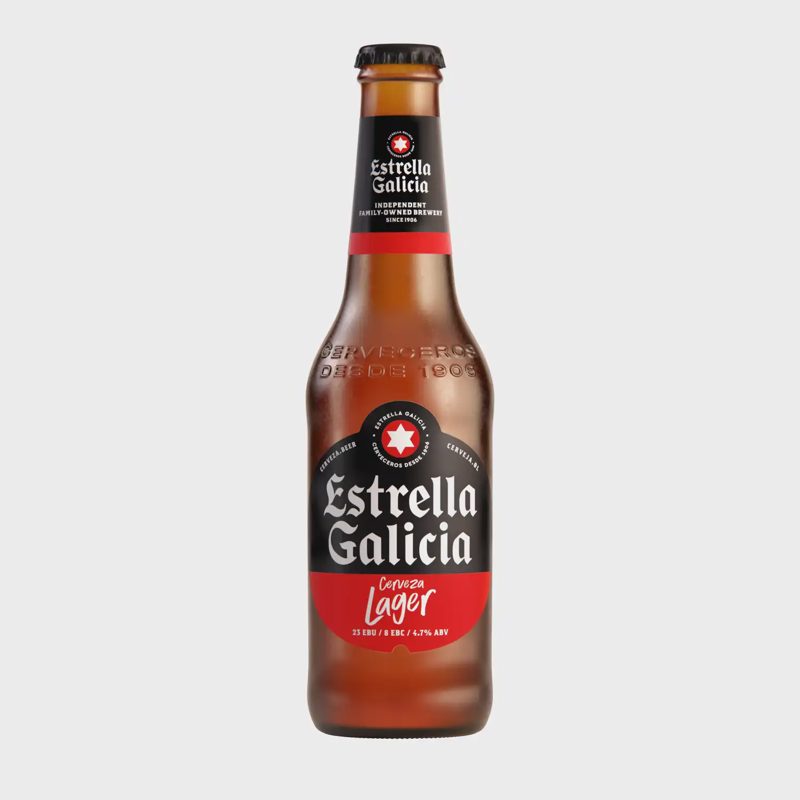 Alus ESTRELLA GALICIA, 5,5 %, 0,33 l