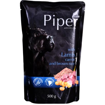 Piper Adult alutasak kutyáknak bárányhússal, sárgarépával és barna rizzsel, 500g