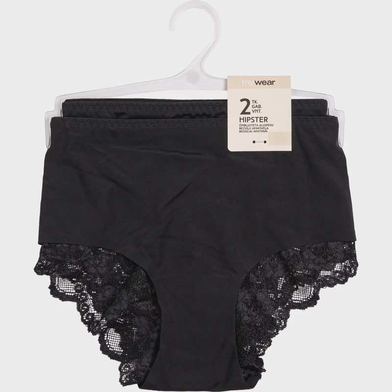 Mot. kelnaitės MYWEAR, M, 2 vnt., juoda