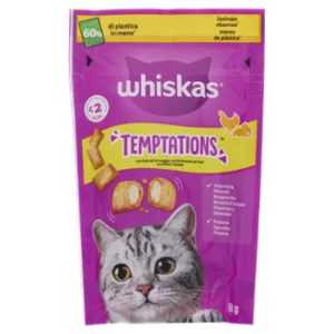Whiskas Temptations poslastica za mačke piletina i sir 60 g