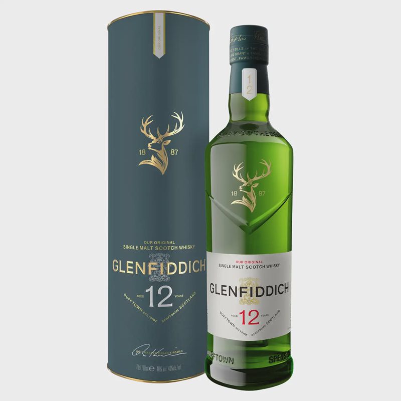 Viskis GLENFIDDICH 12YO dėž., 40 %, 0,7 l