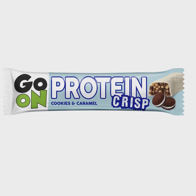 Batonėlis su saldik. GO ON CRISP COOKIE, 50 g